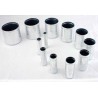 Connexion Alu Forge Diamètre Extérieur 54mm Longueur 75mm pour Durites Silicone