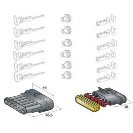 Connecteurs étanches 6 Voies