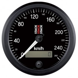 Compteur de Vitesse Stack 0-260km/h Noir