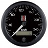Compteur de Vitesse Stack 0-260km/h Noir
