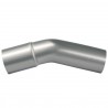 Coude 30° Inox  Diamètre 32mm / Longueur 250mm / Epaisseur 1.5mm