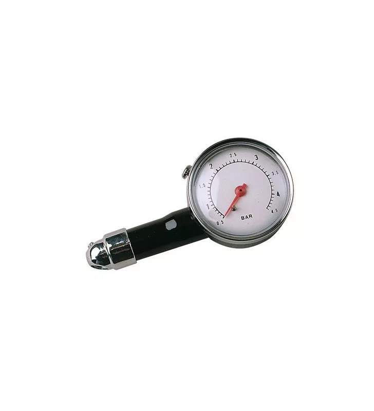 Contrôleur de Pression Pneumatique à Aiguille 4.5 Bars Pneus Manomètre