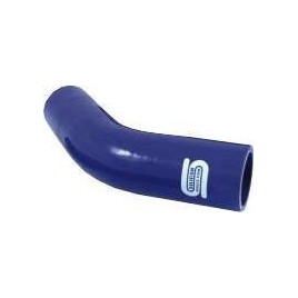 Coude Silicone Silicon Hoses 45° 38mm Bleu