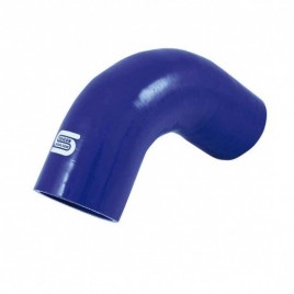 Coude Silicone Silicon Hoses 90° 54mm Bleu