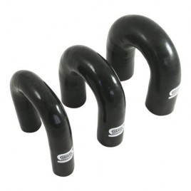 Coude Silicone Silicon Hoses 180° 25mm Noir