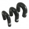 Coude Silicone Silicon Hoses 180° 25mm Noir