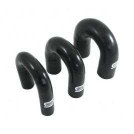 Coude Silicone Silicon Hoses 180° 51mm Noir