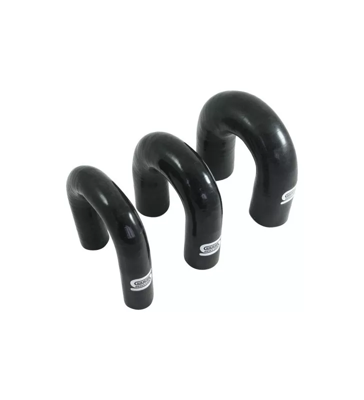 Coude Silicone Silicon Hoses 180° 51mm Noir
