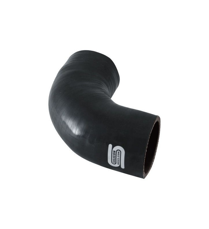 Coude Silicone Silicon Hoses 90° 22mm Noir