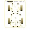 Silent-Bloc Powerflex Black Triangle Arrière Intérieur Lancia Delta 16S (4 Pièces)