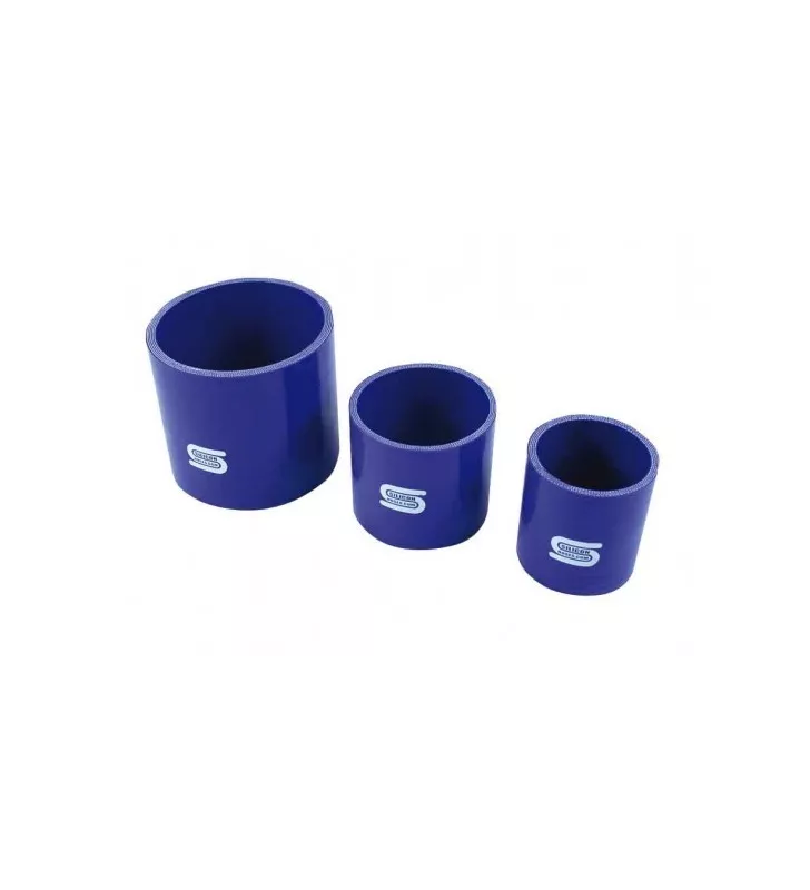 Coupleur Silicone Silicon Hoses 57mm Longueur 75mm Bleu