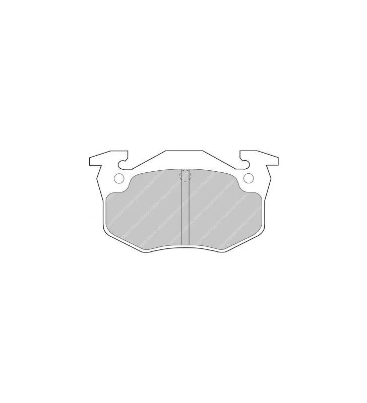 Plaquettes de Frein Ferodo DS4003 Arrière Peugeot 205 / 309 / Citroën Saxo / Renault Clio