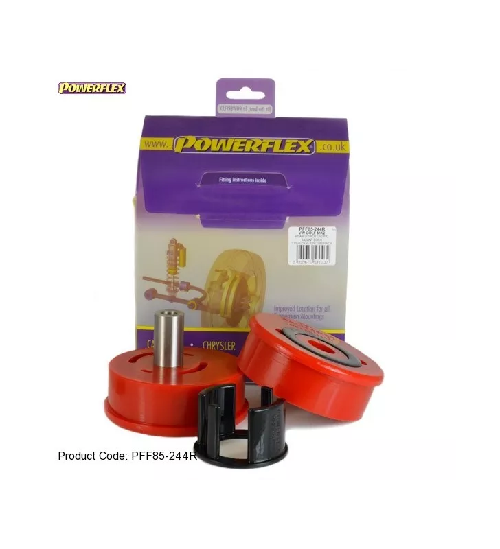 Silent bloc Powerflex Support Moteur Inférieur Arrière Volkswagen Golf 2 Diesel (1 Pièce)