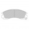 Plaquettes de Frein Ferodo DS2.11 Avant Mitsubishi Evo 3 / 4