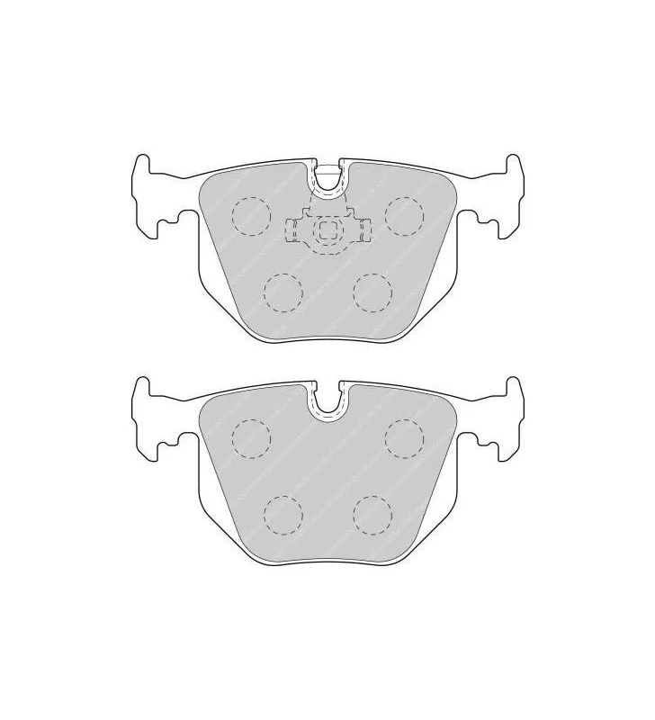 Plaquettes de Frein Ferodo DS2500 Arrière BMW E38 / E46 / E53 / E83