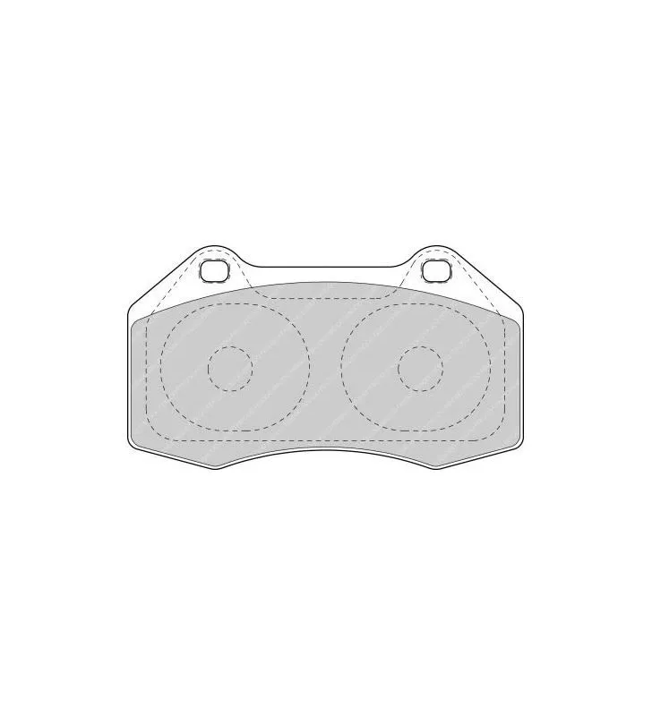 Plaquettes de Frein Ferodo DS Uno Avant Megane RS Etrier Brembo