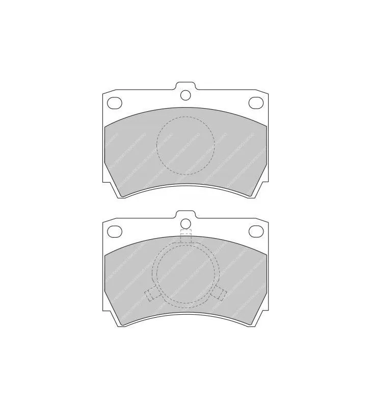 Plaquettes de Frein Ferodo DS2500 Avant Mazda 323 4 Roues Motrices