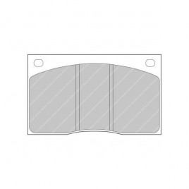 Plaquettes de Frein Ferodo DS3000 Avant Spitfire 1974 / 1980