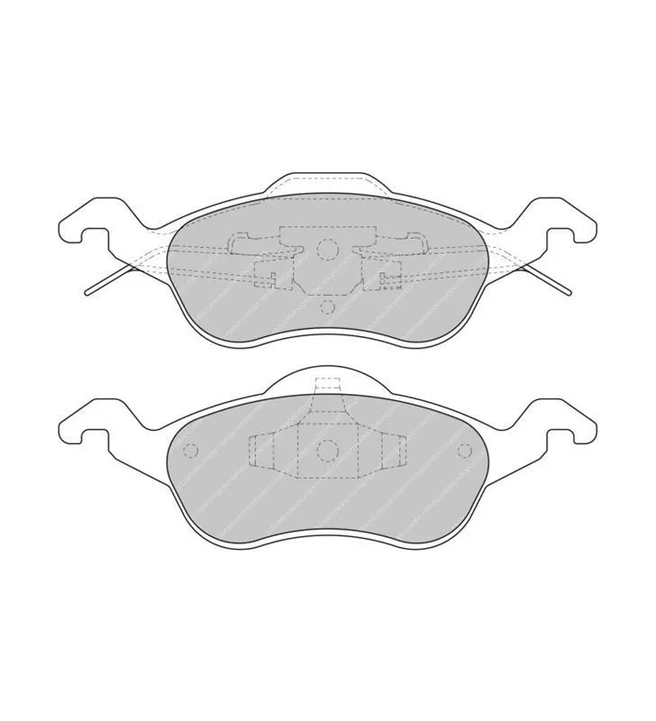 Plaquettes de Frein Ferodo DS3000 Avant Ford Focus 2.0 16V 08/98+