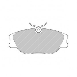 Plaquettes de Frein Ferodo DS2500 Avant Lancia Delta Peugeot 306 Renault Clio / Megane