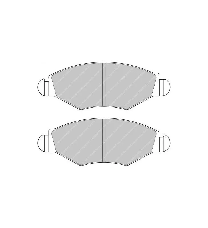 Plaquettes de Frein Ferodo DS2500 Avant Peugeot 206 16/20 S16