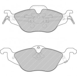 Plaquettes de Frein Ferodo DS2500 Avant Opel Astra G 1.7 TD