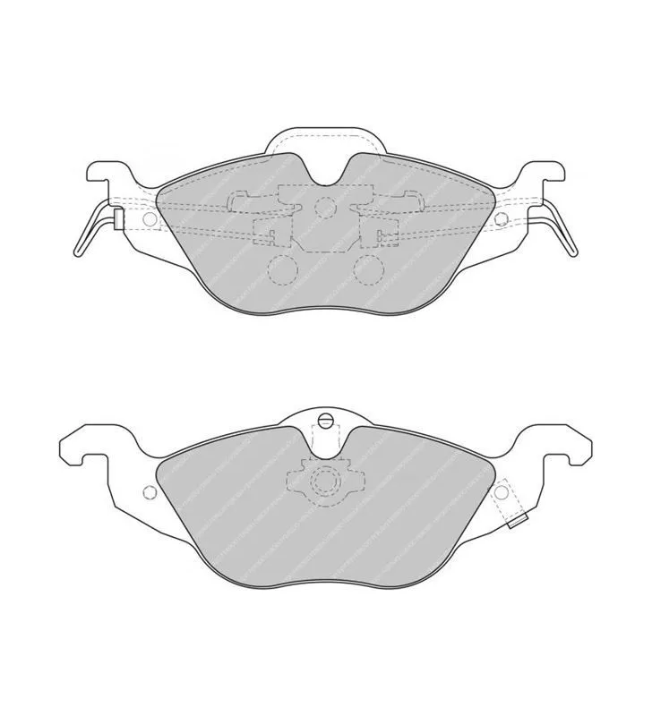 Plaquettes de Frein Ferodo DS2500 Avant Opel Astra G 1.7 TD