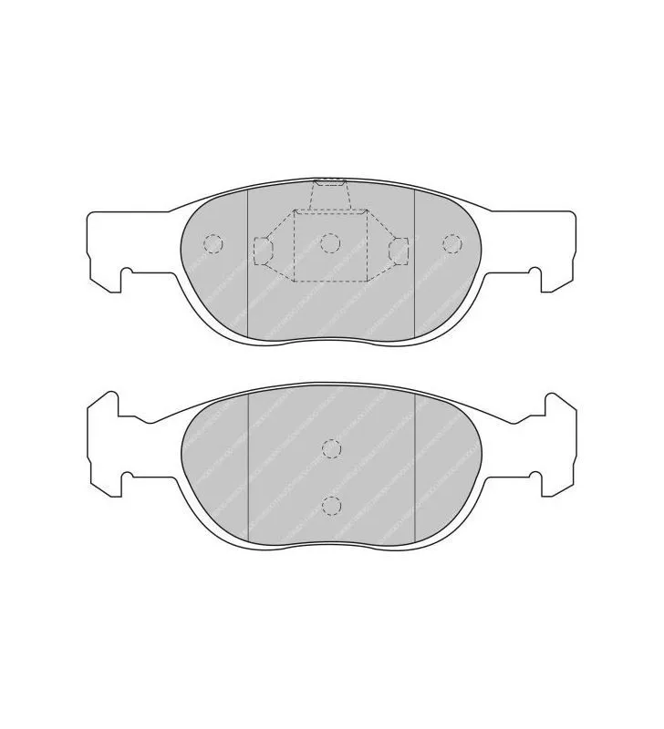 Plaquettes de Frein Ferodo DS2500 Avant Fiat Punto GT Turbo