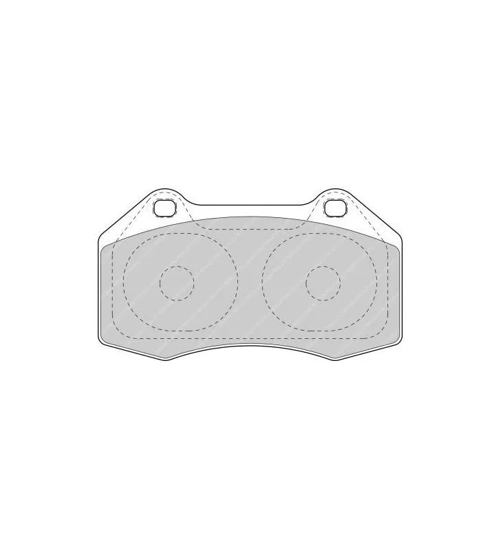 Plaquettes de Frein Ferodo DS2500 Avant Megane RS Etrier Brembo