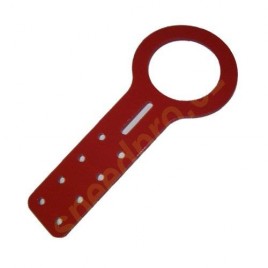 Crochet de Remorquage Plat Alu  Diamètre 55mm Epaisseur 5mm
