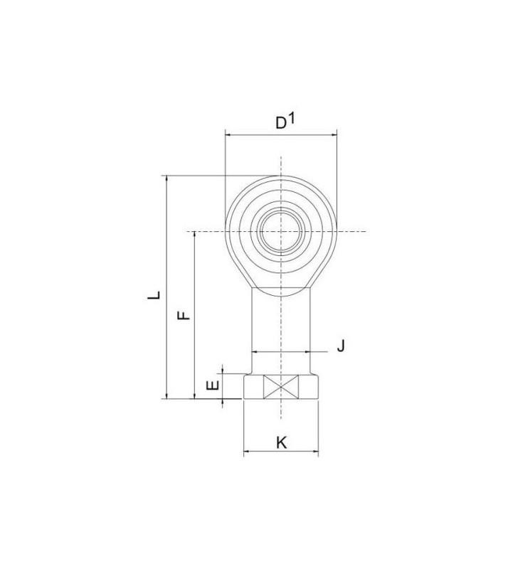 Rotule Compétition  Femelle Oeil 3/4"