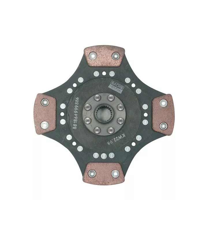 Disque d'Embrayage Sachs Métal Fritté Amorti Renault Clio RS 2.0L / Megane 2.0L 16S