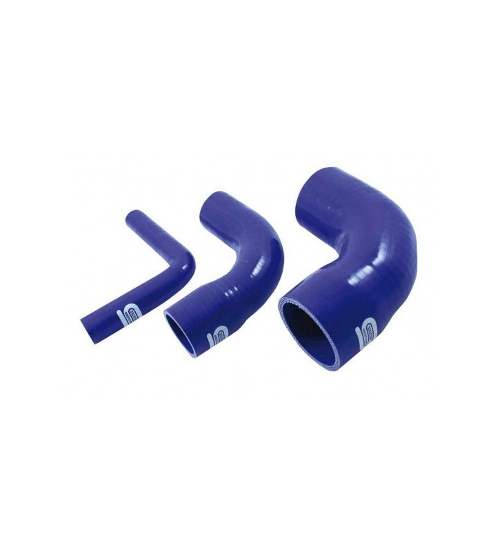 Coude Réducteur Silicone Silicon Hoses 25-19mm 90° Bleu