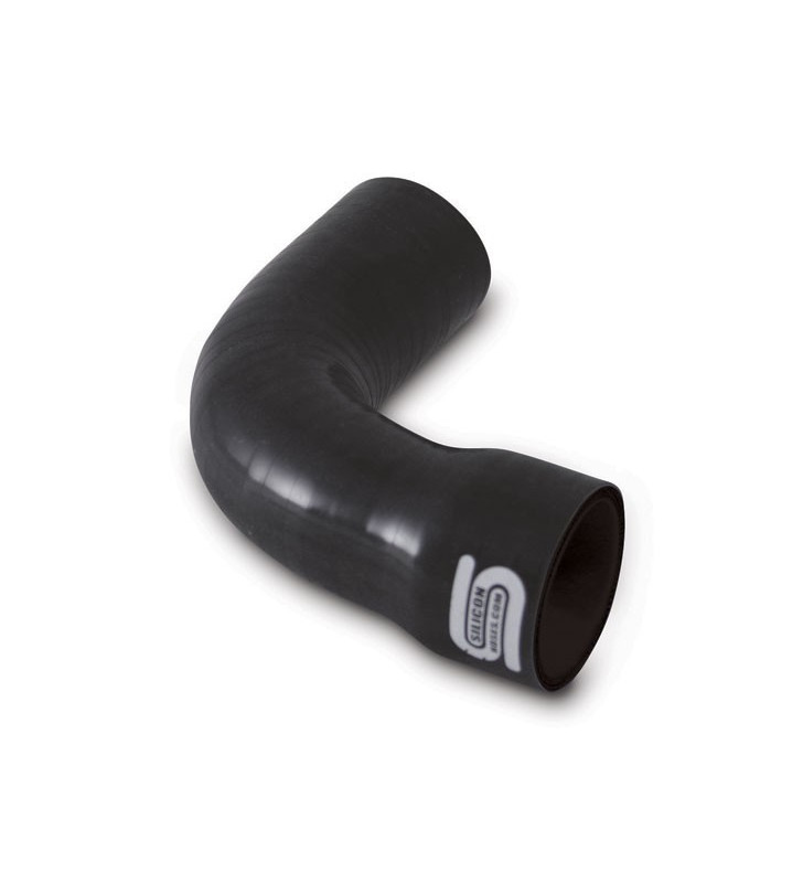 Coude Réducteur Silicone Silicon Hoses 41-35mm 90° Noir