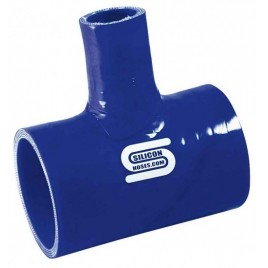 T Silicone Silicon Hoses 38mm + tube 25mm Bleu