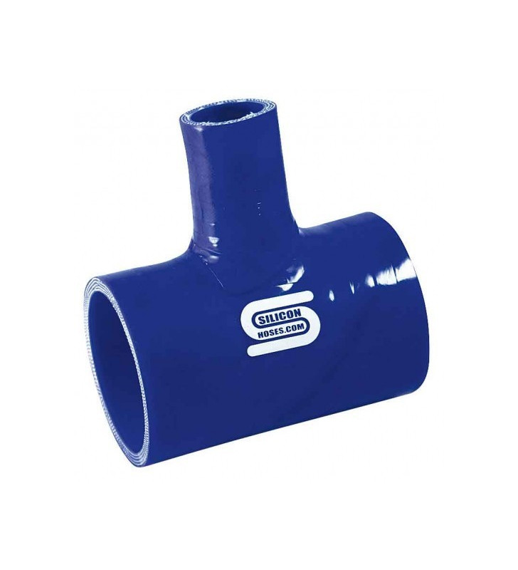 T Silicone Silicon Hoses 38mm + tube 25mm Bleu