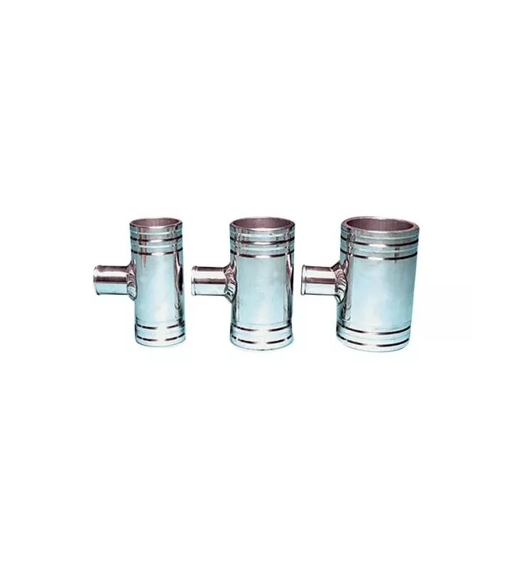 T Alu Revotec pour Durite 75mm