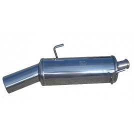Terminaux / Silencieux RMS Inox Peugeot 106 1.1 / 1.3 / 1.4 Avant 1996 Sortie 1x102mm + D6384