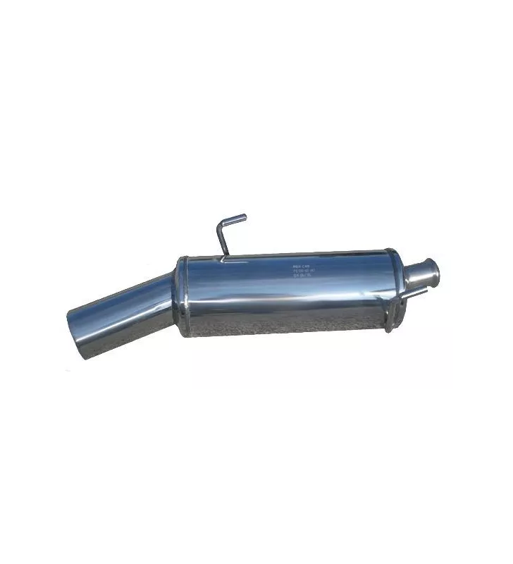 Terminaux / Silencieux RMS Inox Peugeot 106 1.1 / 1.3 / 1.4 Avant 1996 Sortie 1x102mm + D6384