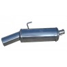 Terminaux / Silencieux RMS Inox Peugeot 106 1.1 / 1.3 / 1.4 Avant 1996 Sortie 1x102mm + D6384