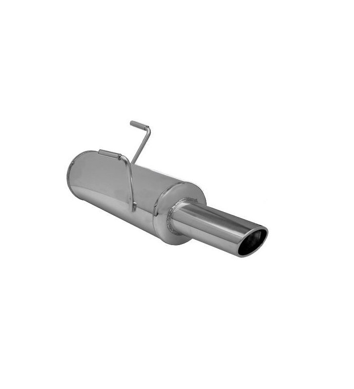 Terminaux / Silencieux RMS Inox Peugeot 206 1.4 16v Après 2001 90x70mm