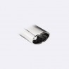Terminal Echappement Inox RMS Peugeot 207 1.6 16v Après 2007 150x105mm