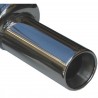 Terminaux / Silencieux RMS Inox Opel Corsa B 1.6 GSi 1x90mm Rallye