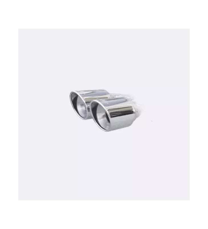 Terminal Echappement Inox RMS BMW X5 3.0D E53 2x80 X-Race