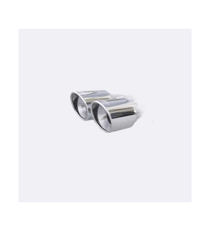 Terminal Echappement Inox RMS Audi S3 1.8T 1999-2003 60mm 2x80mm