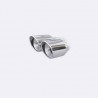Terminal Echappement Inox RMS Audi S3 1.8T 1999-2003 60mm 2x80mm