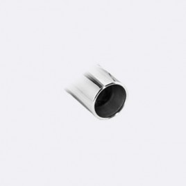 Terminaux / Silencieux RMS Inox Peugeot 207 1.6 VTi Après 2006 Sortie 1x80mm