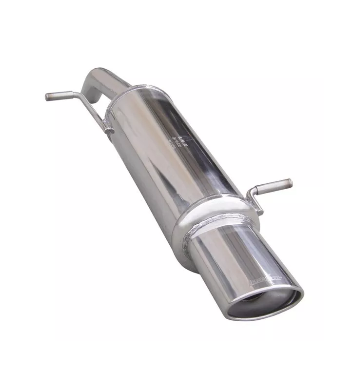 Terminal Echappement inox RMS Citroën C2 1.4 HDi 120x80mm