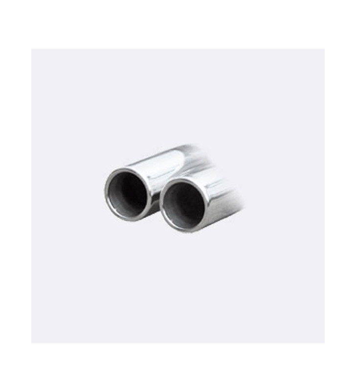 Terminal Echappement Inox RMS Volkswagen Golf IV 1.9 TDi 130cv 2x80mm