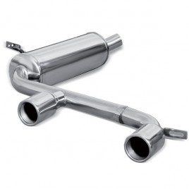 Terminaux / Silencieux RMS Inox Renault Megane II 2.0 DCi GT Sortie 1x80mm